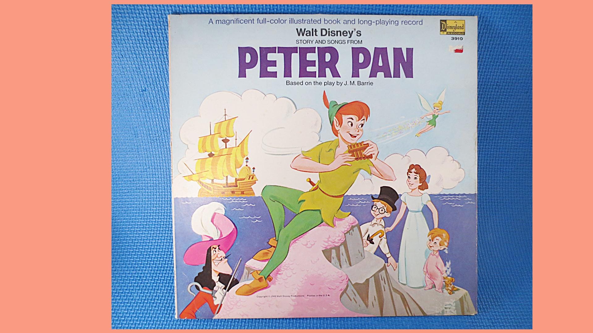 ピーター・パン – ディズニーランド・レコード (1969) LPレコード