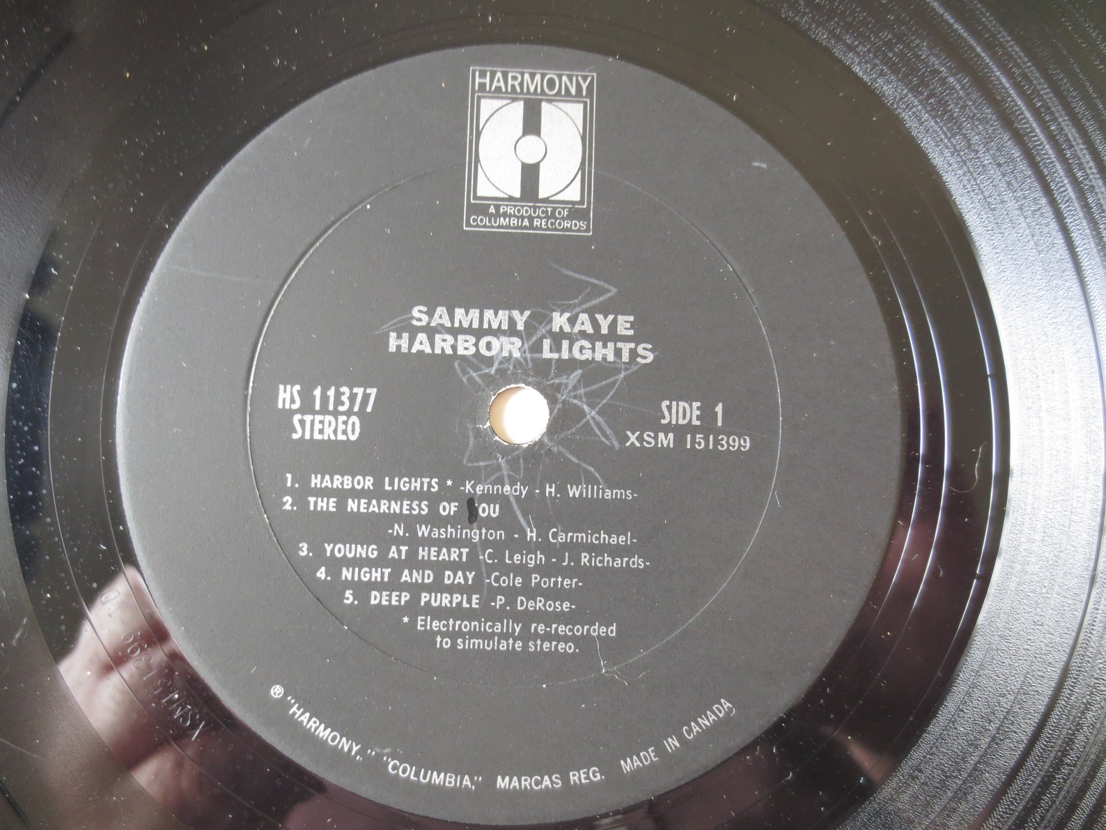 Vintage Records SAMMY KAYE Harbor Lights Sammy Kaye | Etsy