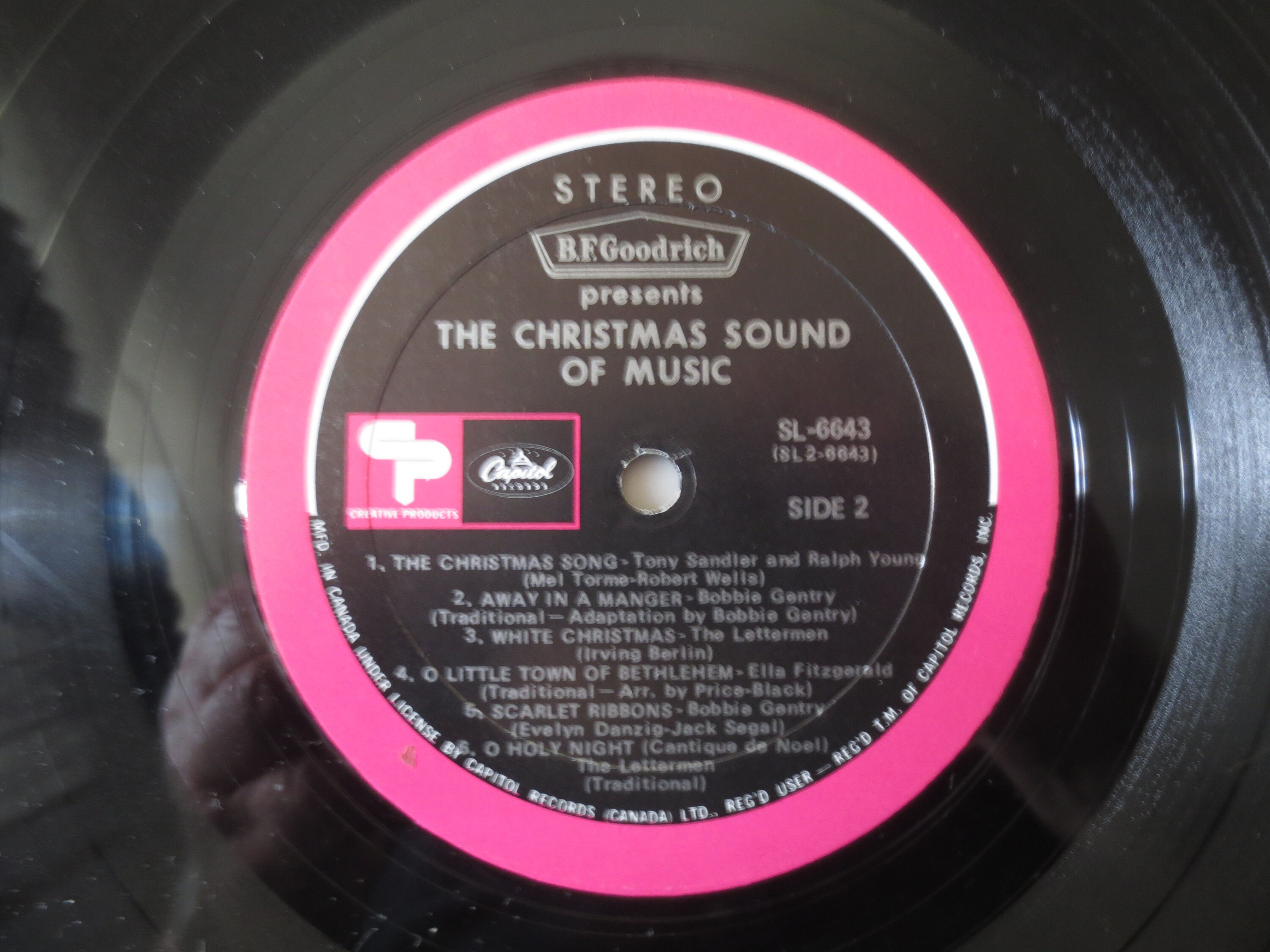 Vintage Christmas Records 