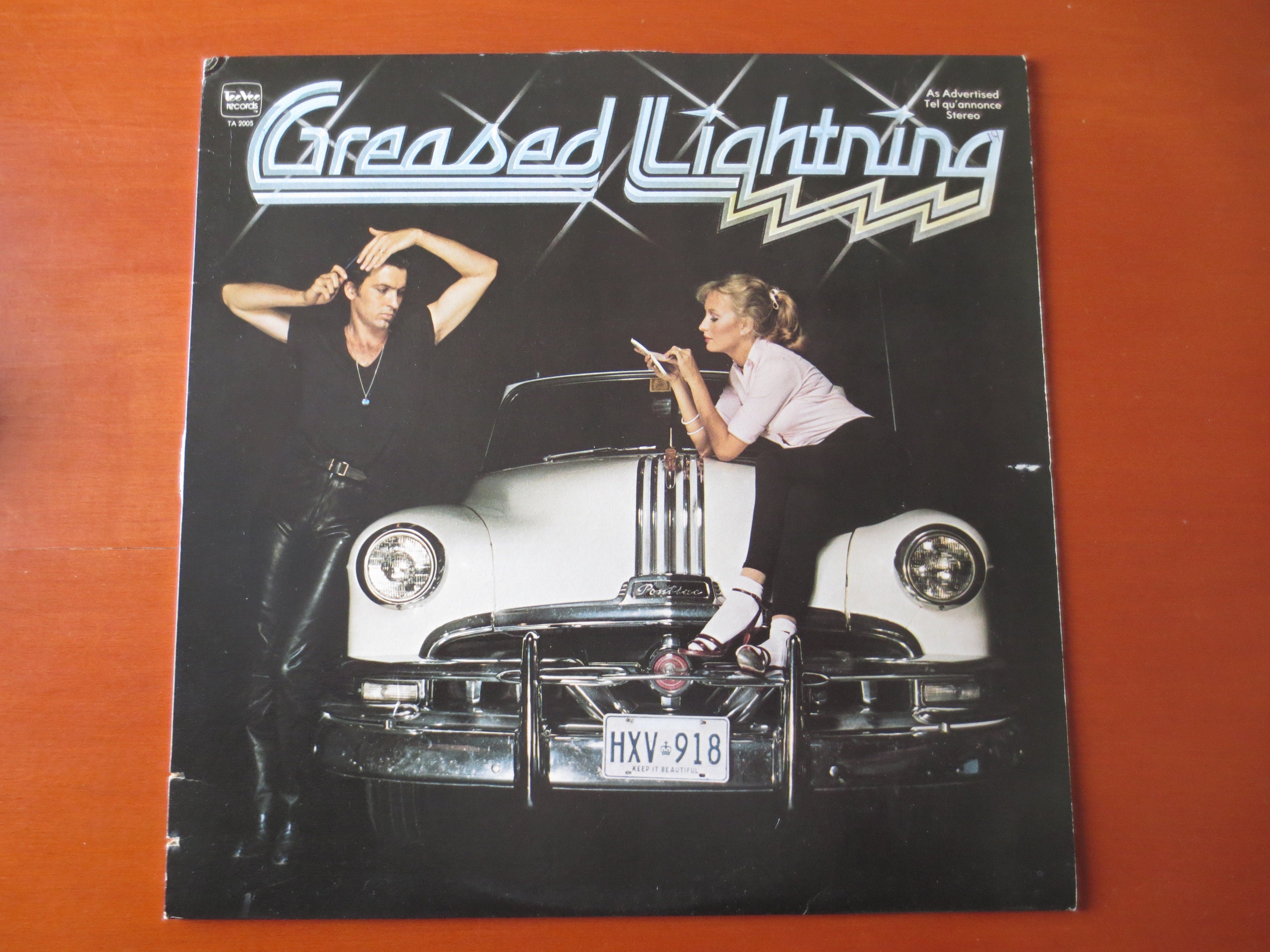 Vintage Records TEE VEE Records Greased Lightning Best of Etsy