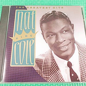 NAT KING COLE, Greatest Hits, Unforgettable, Nat King Cole Cd, Nat King Cole Music, Nat King Cole Songs, Vintage Cd&#39;s, 1994 Compact Discs