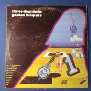 THREE DOG NIGHT, Golden Bisquits, Rock Records, Vintage Vinyl, Records, Vinyl Records, Classic Rock Vinyl, lp, Vintage Records, 1971 Records