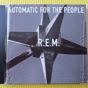 Vintage Cd's, R.E.M., AUTOMATIC For the People, R.E.M. Cd, R.E.M. Lp, Music Cd, Rock Music Cd, Pop Cd, R.E.M. Song, Rock, 1992 Compact Disc image 1