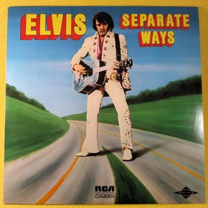 Vintage Records, ELVIS PRESLEY, SEPARATE Ways, Elvis Record, Elvis Vinyl, Elvis Album, Elvis Lp, Elvis Songs,  Elvis Presley Lp, 1972 Record