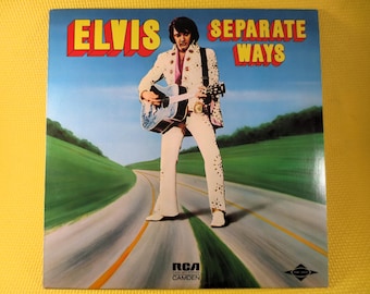 ELVIS PRESLEY, Separate Ways, Vintage Album, 1972 Record, Vintage Lp