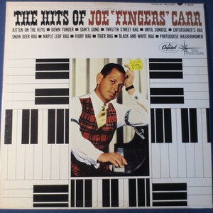 Vintage Records, JOE FINGERS CARR, The Hits Of, Ragtime Records, Honky Tonk Records, Vintage Vinyl, Record Vinyl, Vinyl Record, 1964 Records