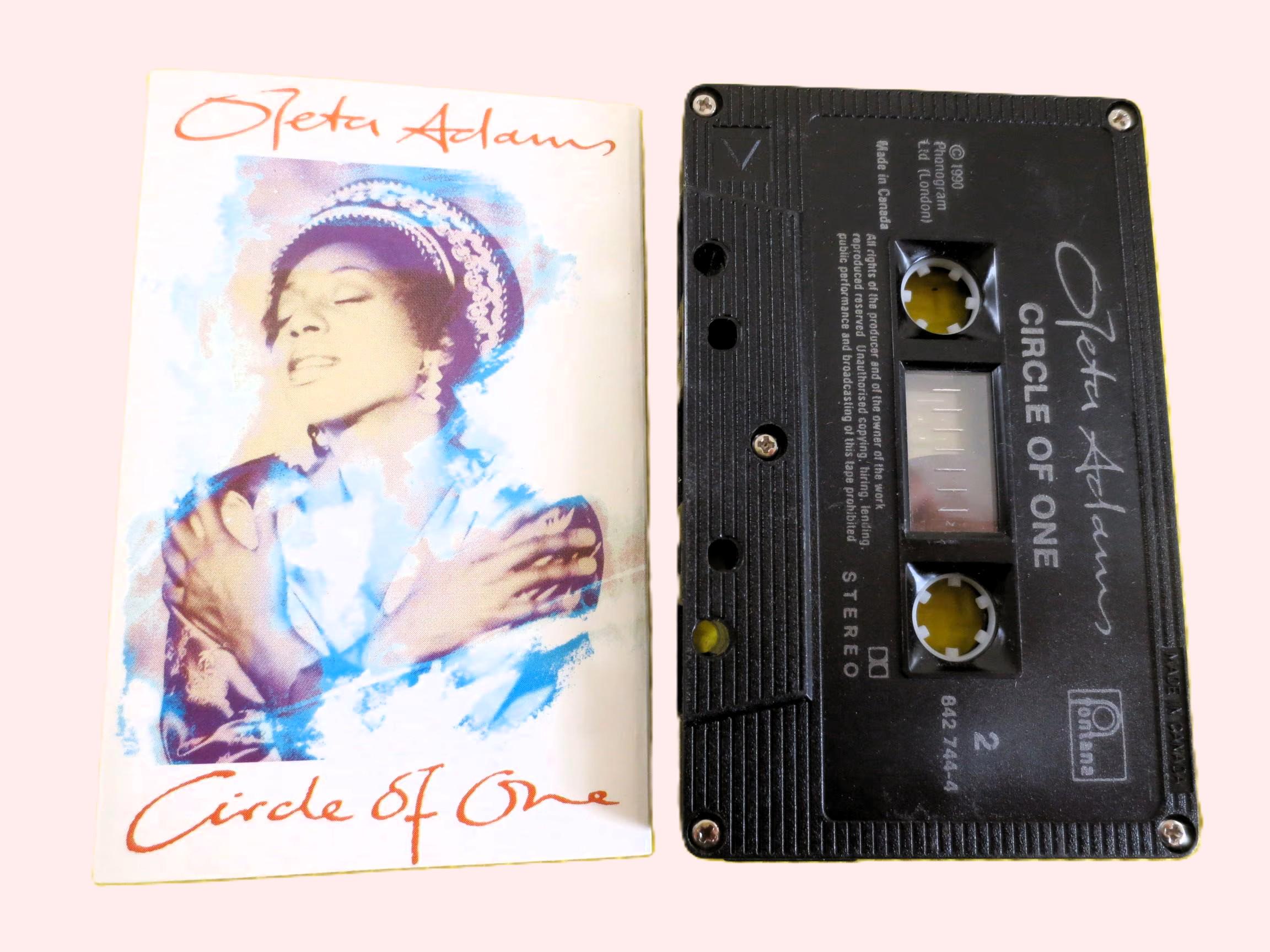 Oleta Adams – Circle Of One / 直筆サイン入り Oleta Adams – Circle of One (1990) Cassette - Etsy