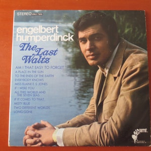 ENGELBERT HUMPERDINCK, The Last WALTZ, Pop Records, Vintage Vinyl, Records, Vinyl Records, Vinyl Albums, Lps, Vintage Records, 1967 Records