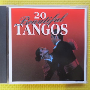 CDs antigos, 20 lindos tangos, música dançante latina, CD clássico, CD de música dançante, álbuns clássicos, CD de música tango, CDs, CDs compactos de 1993