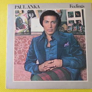 Vintage Records, PAUL ANKA, FEELINGS, Paul Anka Record, Paul Anka Vinyl, Paul Anka Album, Paul Anka Lp, Vintage Vinyl Lps, lps, 1975 Records