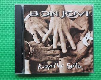 Vintage Cd, BON JOVI, Keep the FAITH, Bon Jovi Cd, Bon Jovi Album, Rock Cd, Bon Jovi Lp, Music Cd, Classic Rock Cd, Rock, 1992 Compact Disc