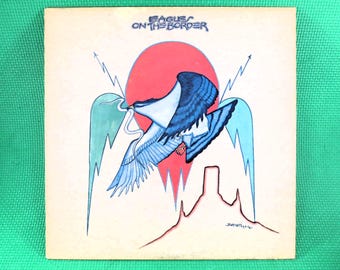 The EAGLES, On the Border, Rock Records, The Eagles Records, The Eagles Album, The Eagles Lp, Vinyl Records, Vintage Records, 1974 Records