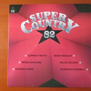 Vintage Records, K-Tel RECORDS, SUPER COUNTRY, K-Tel Album, K-Tel Vinyl, K-Tel Lp, Country Record, Country Lp, Vintage Vinyl, 1982 Records