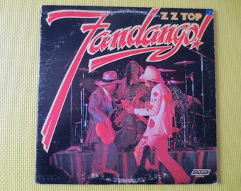 Zz TOP, FANDANGO, Zz Top Records, Zz Top Albums, Zz Top Lps, Rock Records, Vinyl Records, Rock Vinyl, Vinyl, Vintage Records, 1975 Records