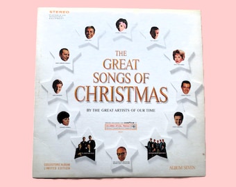 SONGS of CHRISTMAS, Album 7, Aufnahme 1967, Weihnachtsmusik, Vinyl LP, Vintage Schallplatten