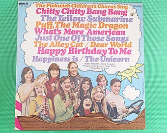 Vintage Children's Vinyl Record: Pickwick Children's Chorus, 1971