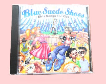 ELVIS SONGS for KIDS, Blue Suede Shoes, Children's Cd, Kids Music, 2000 Compact Disc