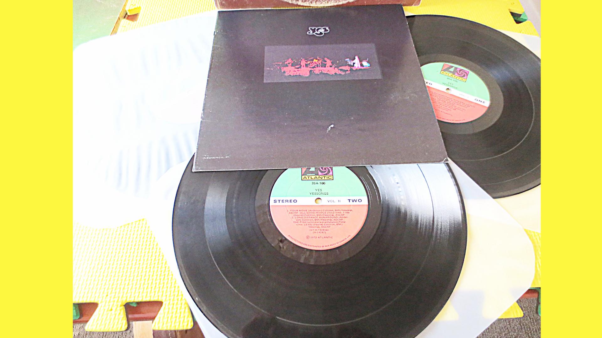 Vintage Records, YES Record, YESSONGS, 3 Records, Albums