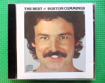 BURTON CUMMINGS, Greatest HITS, Rock Pop Music, 1985 Compact Disc, Vintage Cd