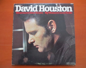 Vintage Records, DAVID HOUSTON Album, David HOUSTON Record, David Houston Vinyl, David Houston Lp, Vintage Vinyl, Country lp, 1969 Records
