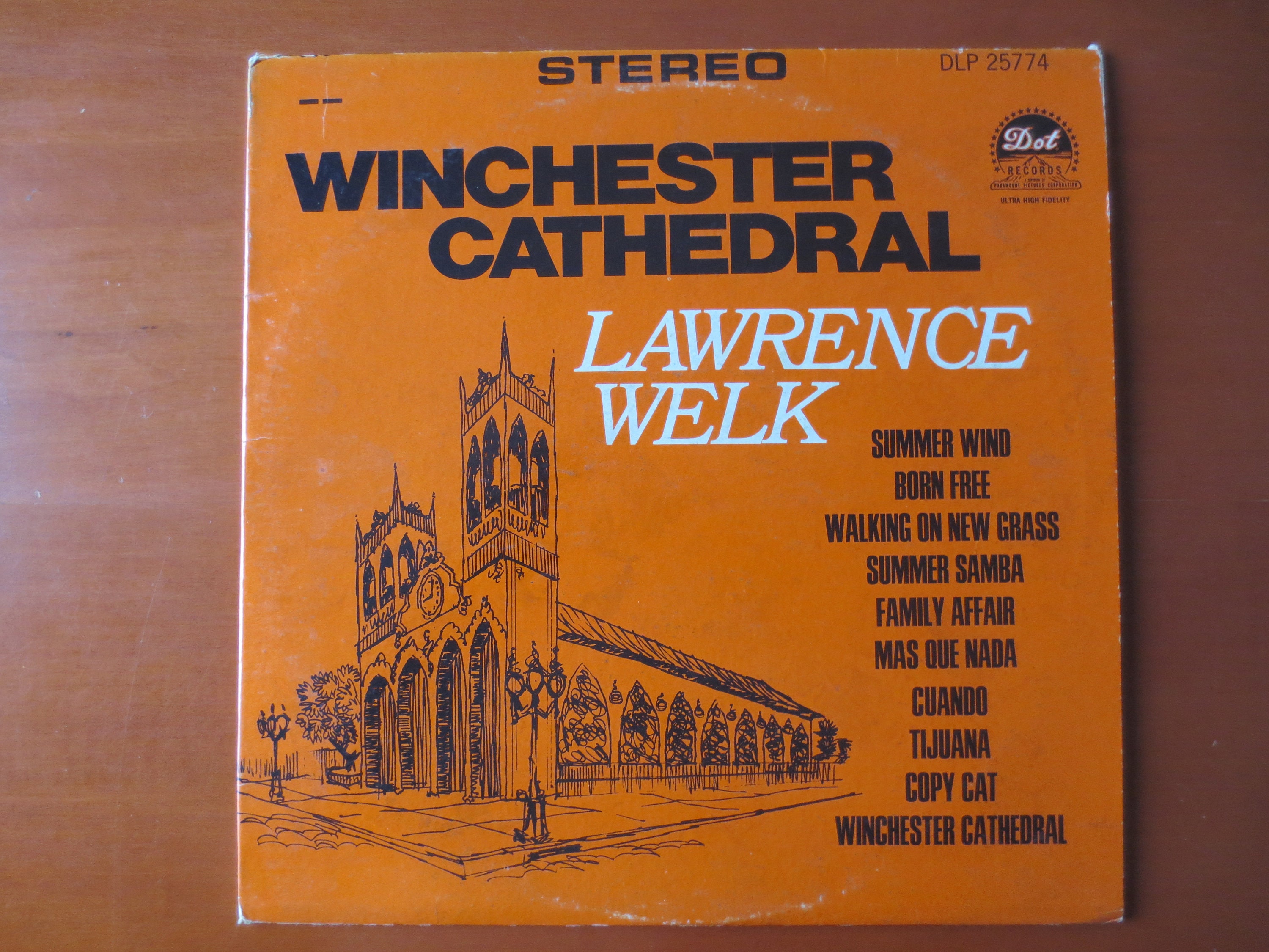 LAWRENCE WELK, Winchester Cathedral, Vintage Album, 1966 Record