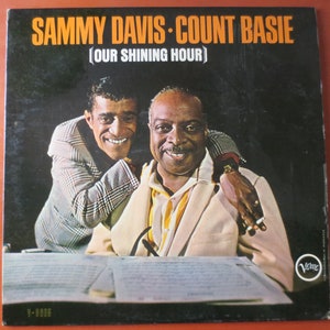 SAMMY DAVIS Jr, Count BASIE, jazzplaten, vintage vinyl, platenvinyl, platen, vinylplaten, jazzvinyl, vintage platen, platen 1965