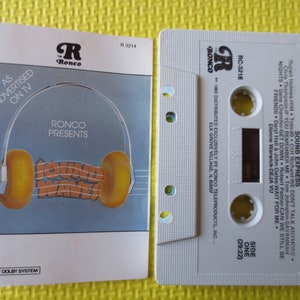 Cassette Tapes, SOUND WAVES, Rock MUSIC, Rock and Roll Tape, Rock Music Cassette, Music Cassettes, Santana Tapes, Eric Carmen, 1980 Cassette