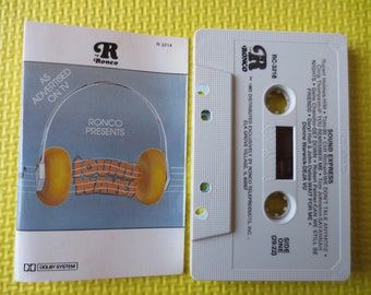 SOUND WAVES, RONCO Records, Rock and Roll, 1980 Cassette Tape, Vintage Cassette