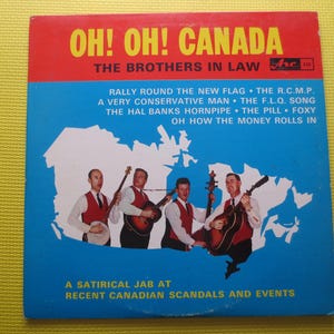 BROTHERS-in-LAW, COMEDY Album, Brothers-in-Law Lp, Folk Comedy Album, Comedy Record, Canadian Comedy Lp, Vintage Record, Comedy, 1966 Record