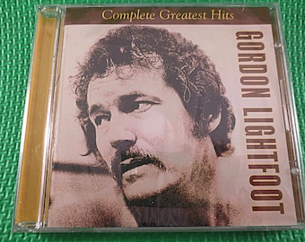 GORDON LIGHTFOOT, Complete Greatest Hits, Factory SEALED, Compact Disc, Vintage Cd