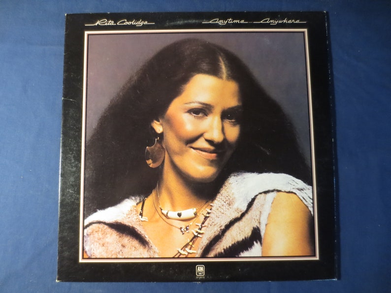 Disques vintage, RITA COOLIDGE, ANYTIME Anywhere, Rita Coolidge Record, Country Records, Rita Coolidge Album, Rita Coolidge Lp, 1977 disques image 1