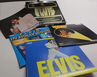 Vintage Elvis Presley Vinyl Record Box Set, 1976 Collectors Edition