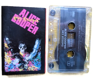 ALICE COOPER, Hey Stoopid, 1991 Cassette Tape, Vintage Cassette