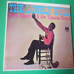 HERB ALPERT, The LONELY Bull, Herb Alpert Schallplatte, Herb Alpert Album, Herb Alpert Vinyl, Herb Alpert LP, LPs, Vintage Schallplatten, 1962 Schallplatten