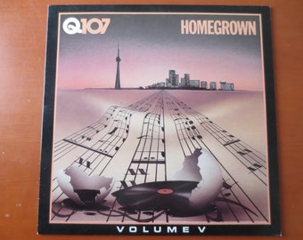 Q107 Radio Homegrown Volumen 5 LP - Disco de vinilo vintage de 1983