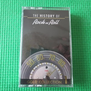 Cassette Tapes, History of ROCK and ROLL, Volume 1, Factory SEALED,  Rock and Roll Tapes, Cassettes, Tape Cassette, Tapes, Cassette Music