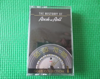 HISTORY of ROCK and Roll, Vol. 1, Factory SEALED, 1990 Cassette Tape, Vintage Cassette