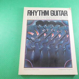 Vintage Book, RHYTHM GUITAR, SHEET Music, Music Books, Guitar Sheet Music, Piano Sheet Music, Rock Music, Vintage Music Book, Guitar Books