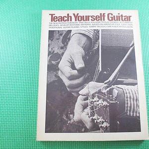 Vintage Book, TEACH YOURSELF GUITAR, Sheet Music, Music Books, Guitar Sheet Music, Piano Sheet Music, Rock Music, Vintage Music Book, Books