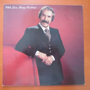 MARTY ROBBINS Record, With LOVE Album, Marty Robbins Album, Marty Robbins Vinyl, Marty Robbins Lp, Vinyl Lp, Vintage Records, 1980 Records