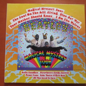 The BEATLES, MAGICAL MYSTERY Tour, Beatles Records, Beatles Vinyl, Beatles Lp, Vinyl Album, Vinyl Records, Vintage Records, 1978 Records