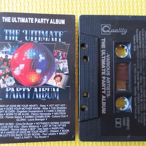 Cassette Tapes, ULTIMATE PARTY ALBUM, Rock Music, Rock and Roll Tape, Rock Music Cassette, Music Cassettes, Abba Tapes, Tapes, 1988 Cassette