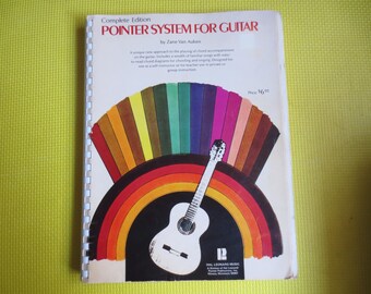 Vintage Notenbuch 'Pointer System for Gitarre'