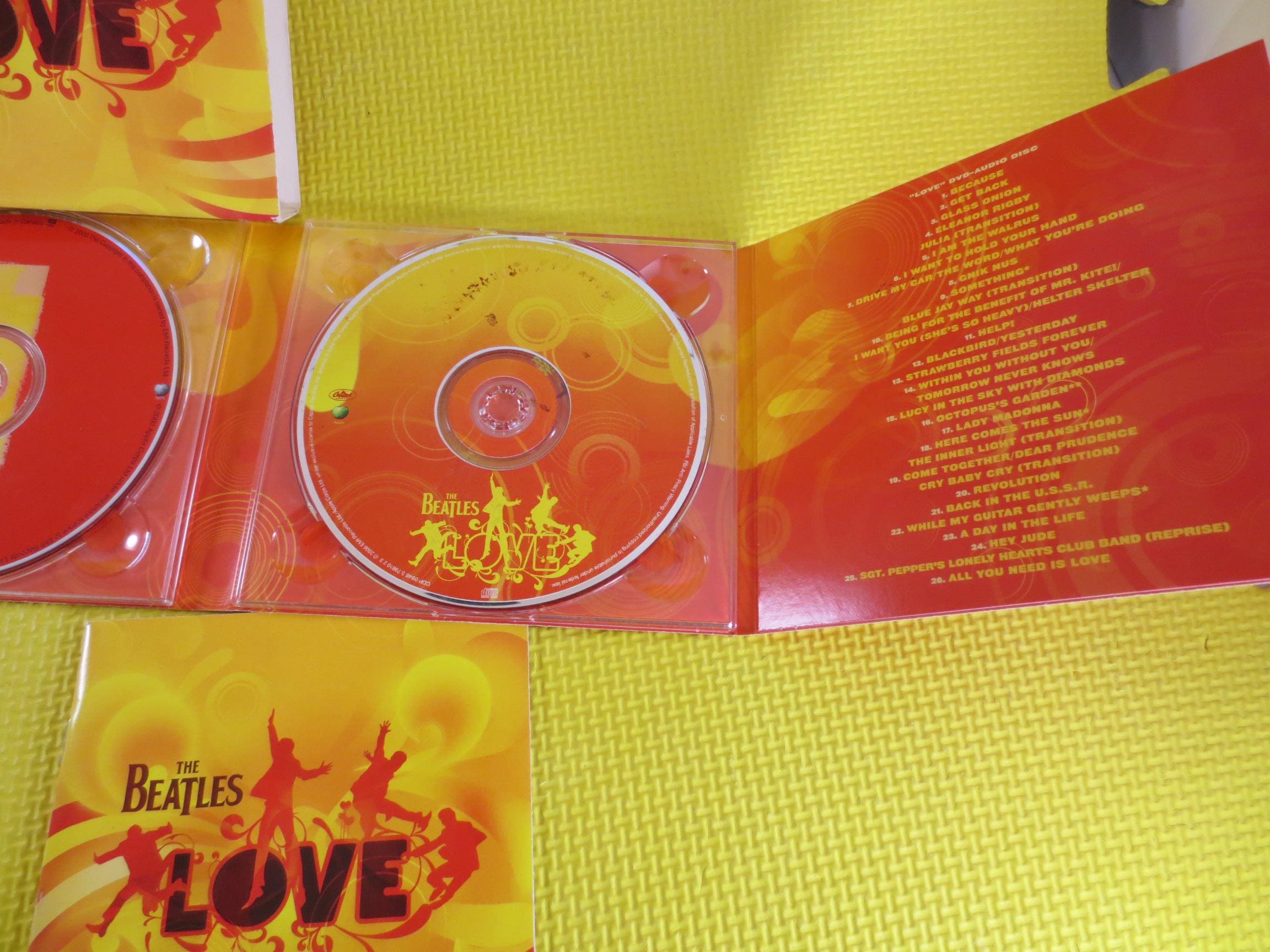 The BEATLES, LOVE Cd, BEATLES Songs, Double Disc, 2006 Compact