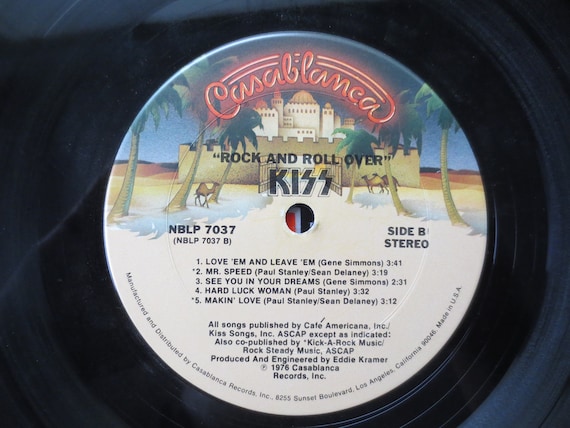 Vintage Records, KISS, ROCK and ROLL Over, Kiss Vinyl, Kiss