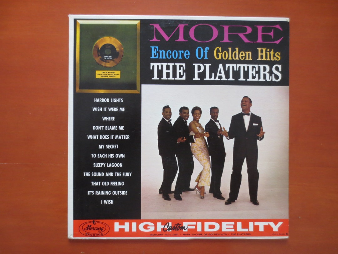 Vintage Record, the PLATTERS Record, More GOLDEN Hits Lp, the Platters