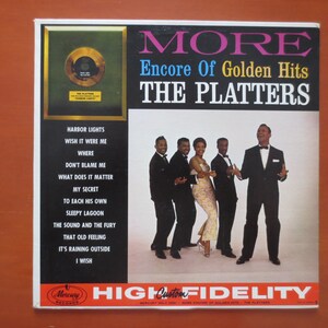 Vintage Record, The PLATTERS Record, More GOLDEN Hits Lp, The Platters Album, The Platters Vinyl, The Platters Lp, Vinyl Album, 1960 Records