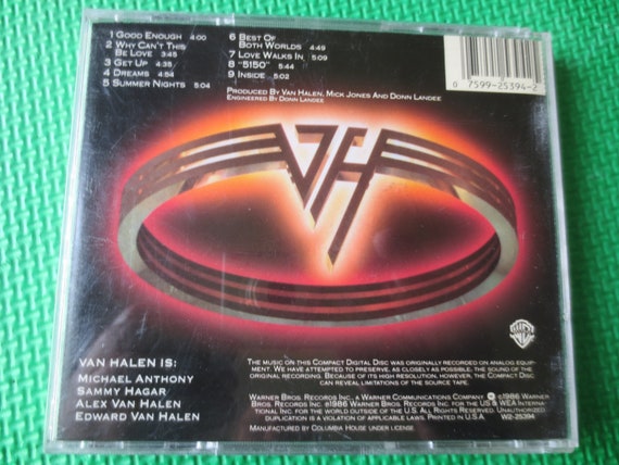 ヴァン・ヘイレン – 5150 (1986) CD - Etsy 日本