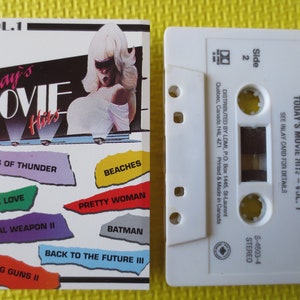 Kassette Tapes, Today's Movie HITS, Band 1, FILM-Songs, Soundtrack Tapes, Tonband Kassette, LP, Tonbänder, Rock Kassette, Kassettenmusik
