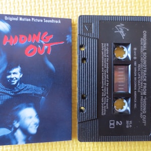 Kassettenbänder, HIDING OUT, Film SOUNDTRACK, Rock and Roll Tape, Rock Kassette, Rock Tapes, Tonbandkassette, Musikkassette, 1987 Kassette